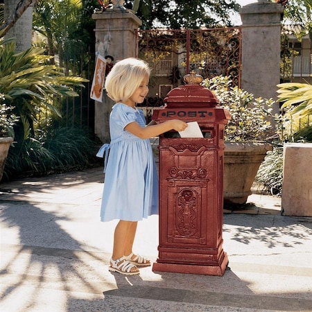 Design Toscano British-Style Foundry Cast Iron Post Box SP8976